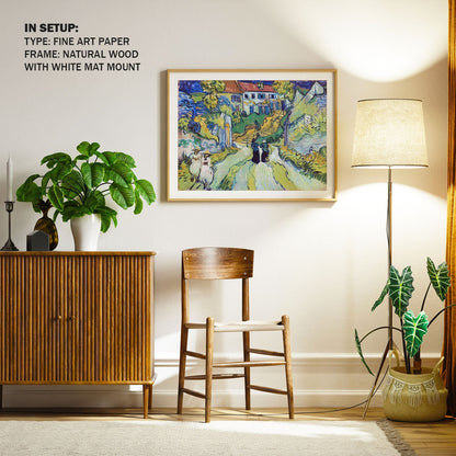 Stairway at Auvers, Van Gogh Painting