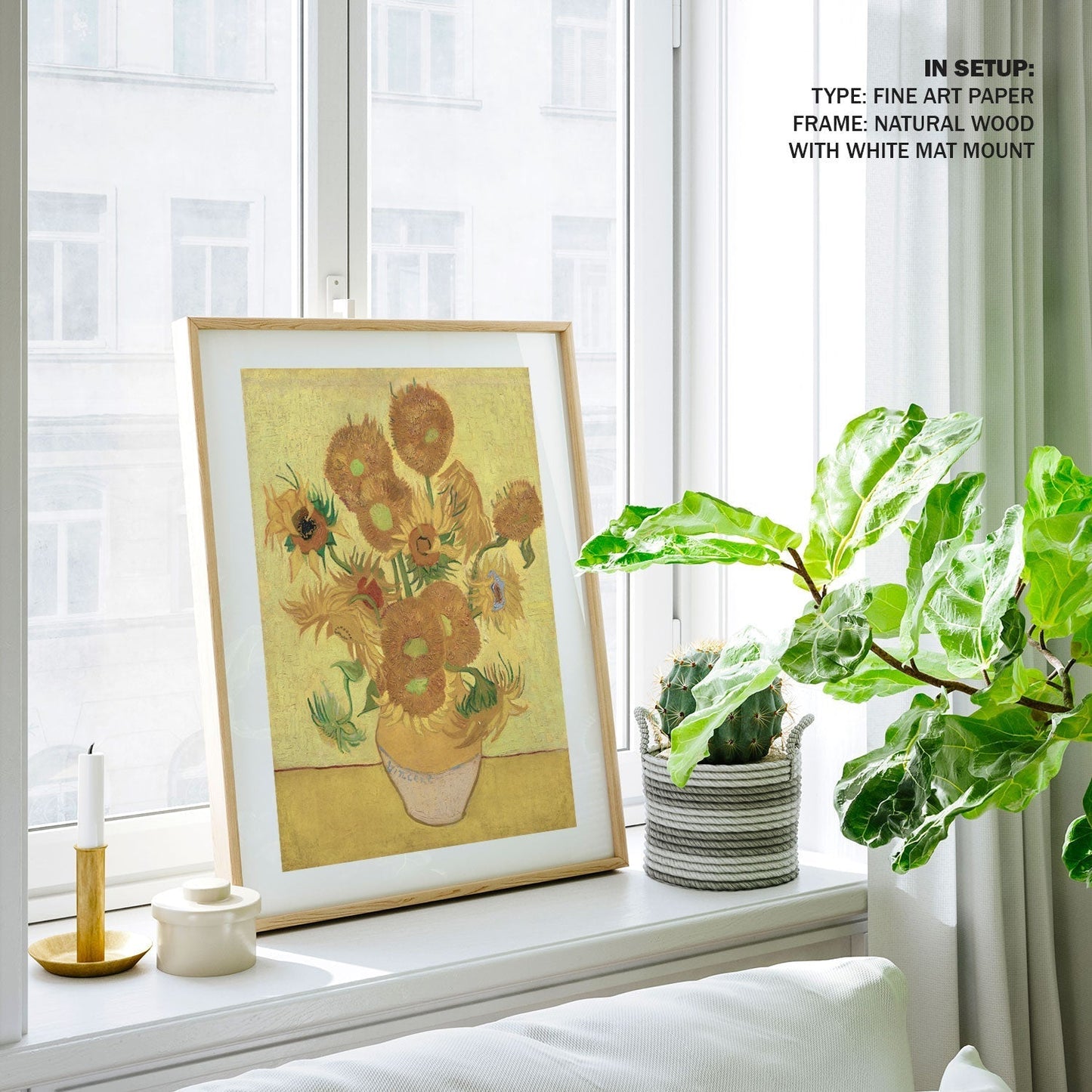 Sunflowers, Vincent Van Gogh Painting