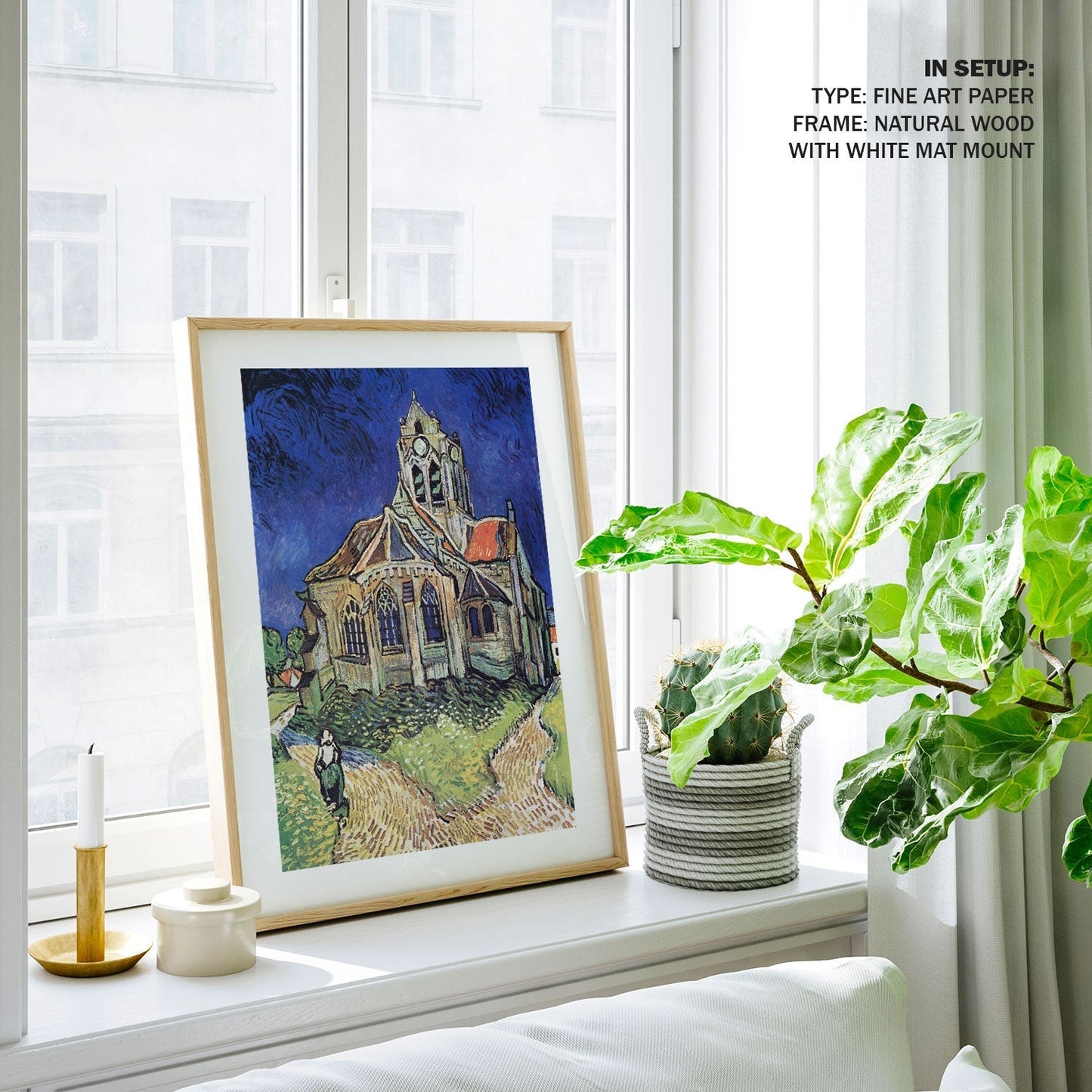 The Church at Auvers, Vincent Van Gogh Painting