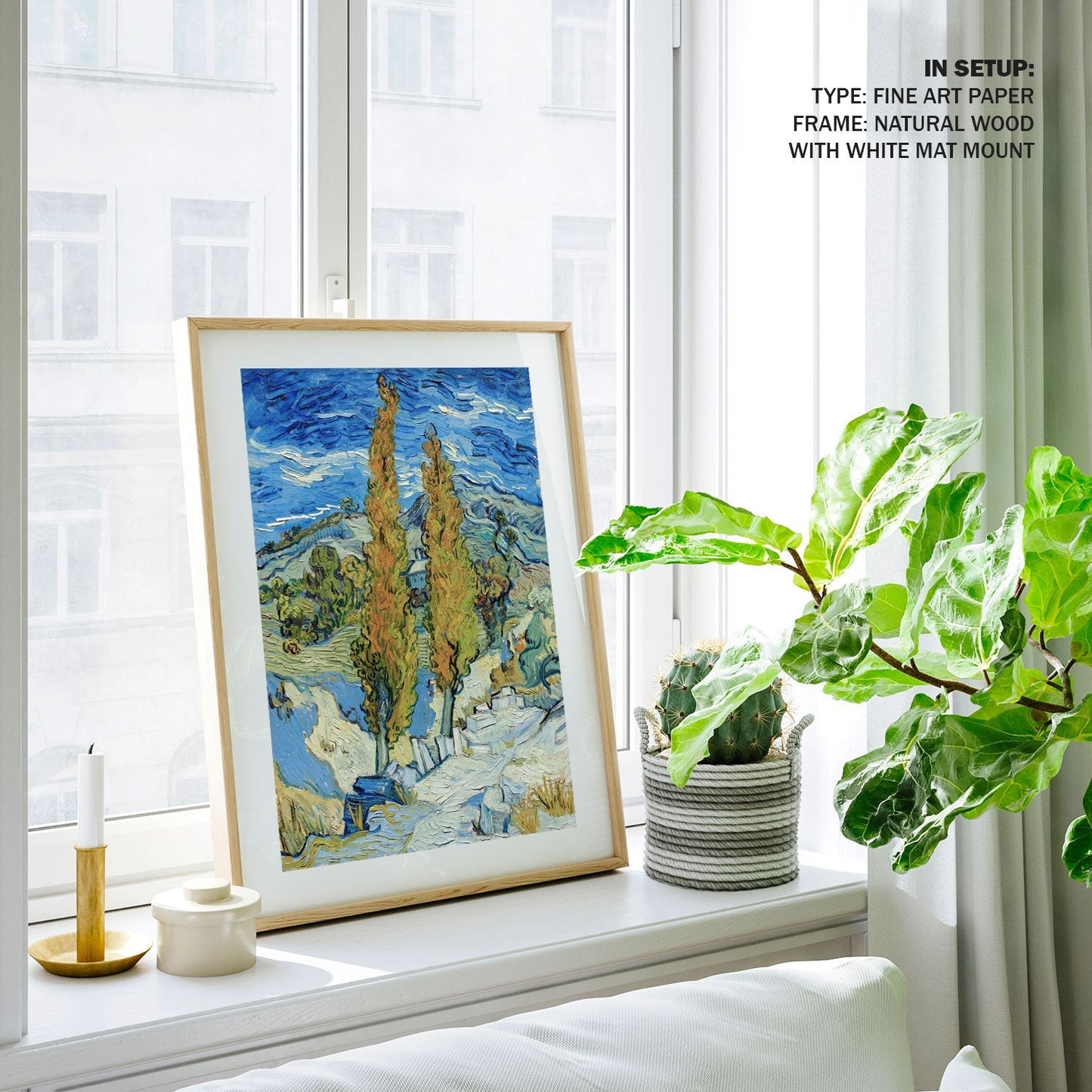 The Poplars at Saint Remy, Vincent Van Gogh Painting