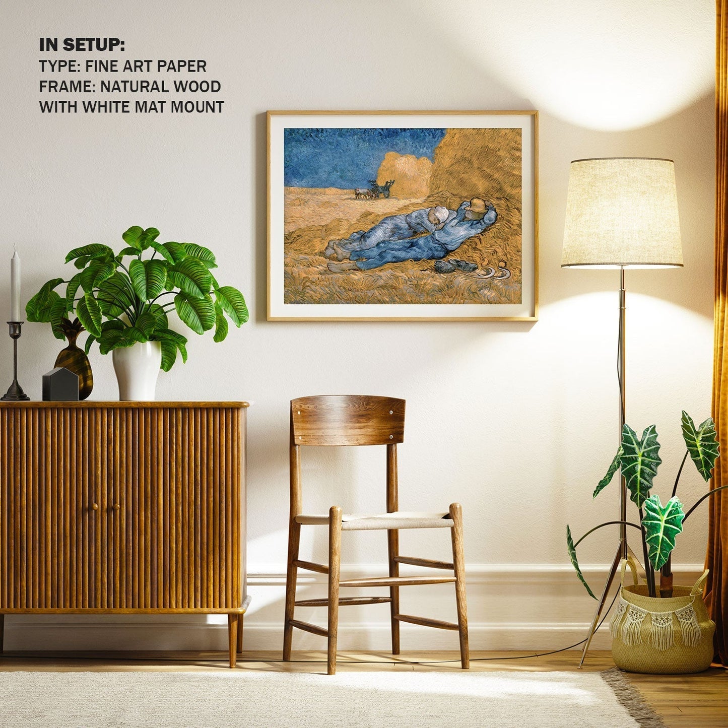 The Siesta, Van Gogh Painting