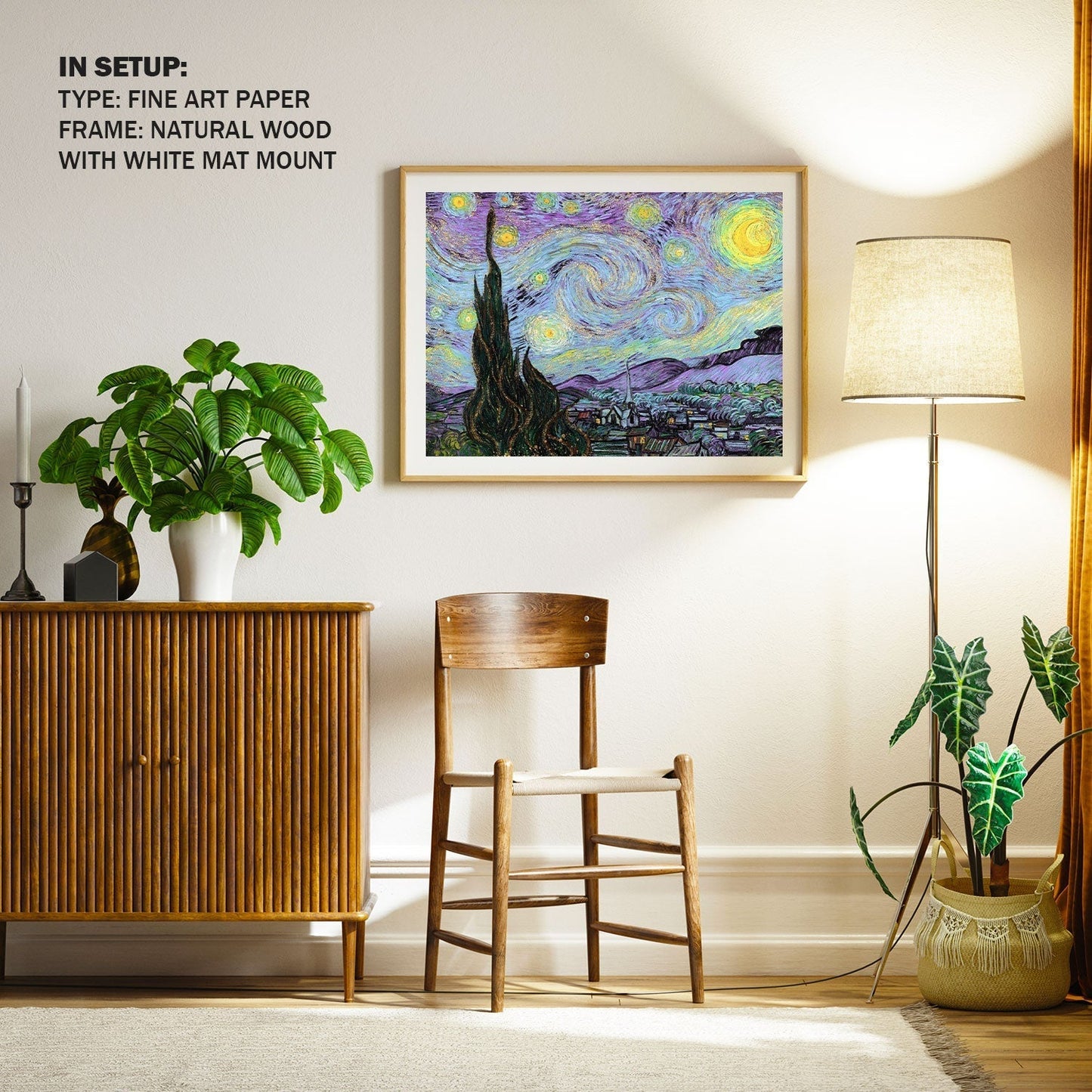 The Starry Night vintage Pop, Van Gogh Painting