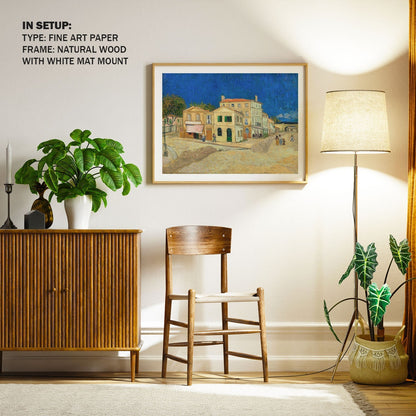 The yellow house, Van Gogh Painting