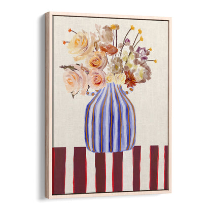 Vibrant STILL LIFE WITH FLOWERS I, FLORAL FLOWER PAINTINGS, adds elegance and charm to any space with colorful blooms.