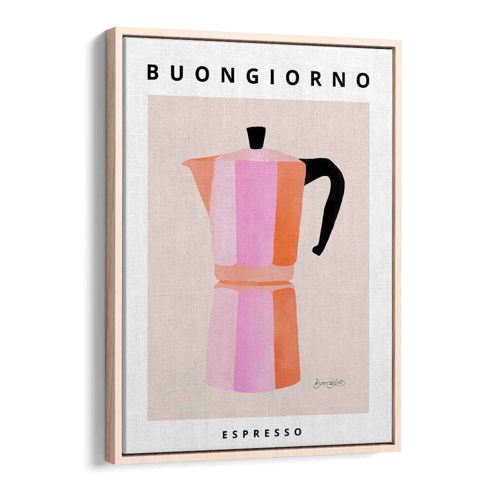 Stylish BUONGIORNO ESPRESSO, KITCHEN POSTERS enhance your kitchen's charm with vibrant café-inspired art.