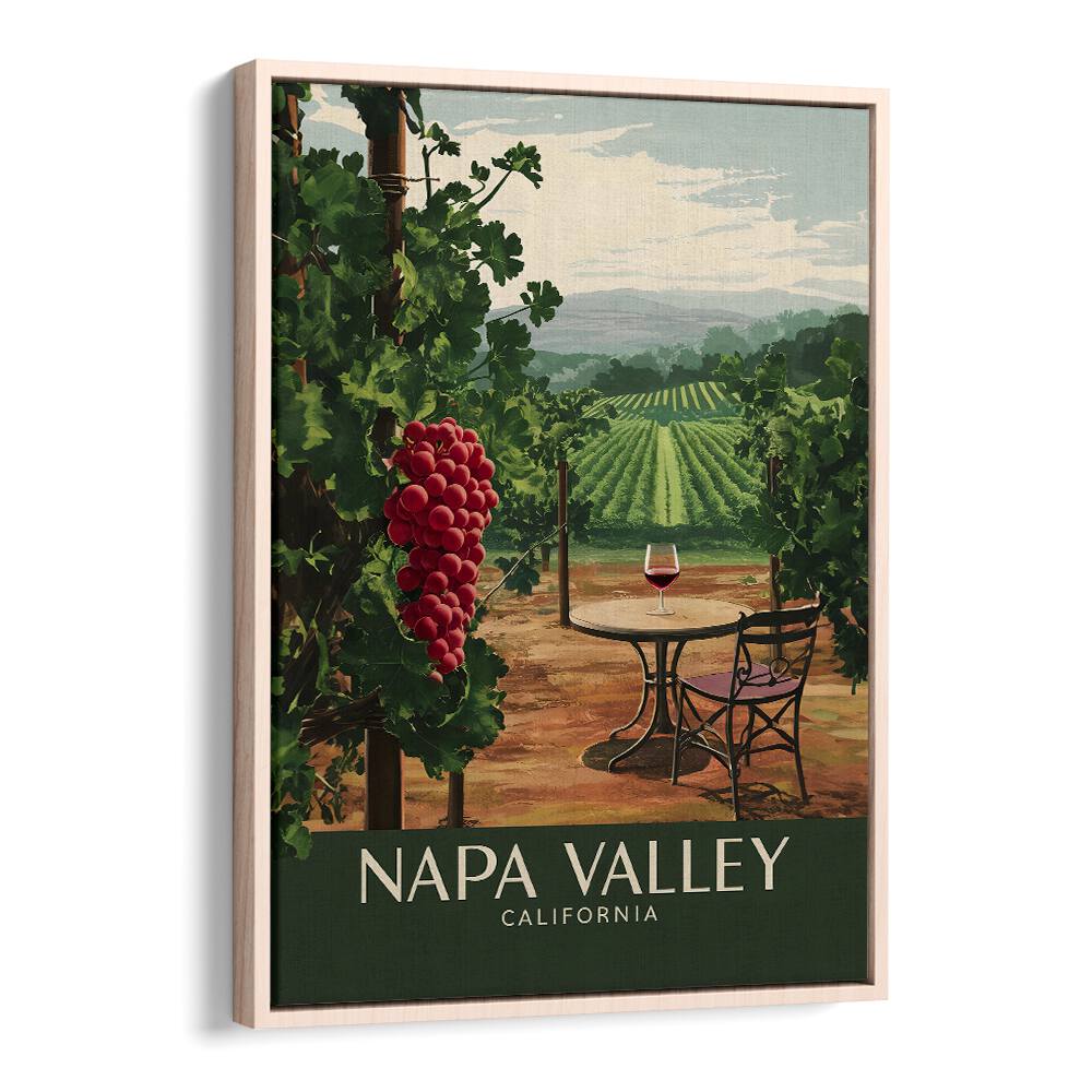 NAPA VALLEY - CALIFORNIA, BAR art print captures the essence of wine country with stunning landscapes and charm.