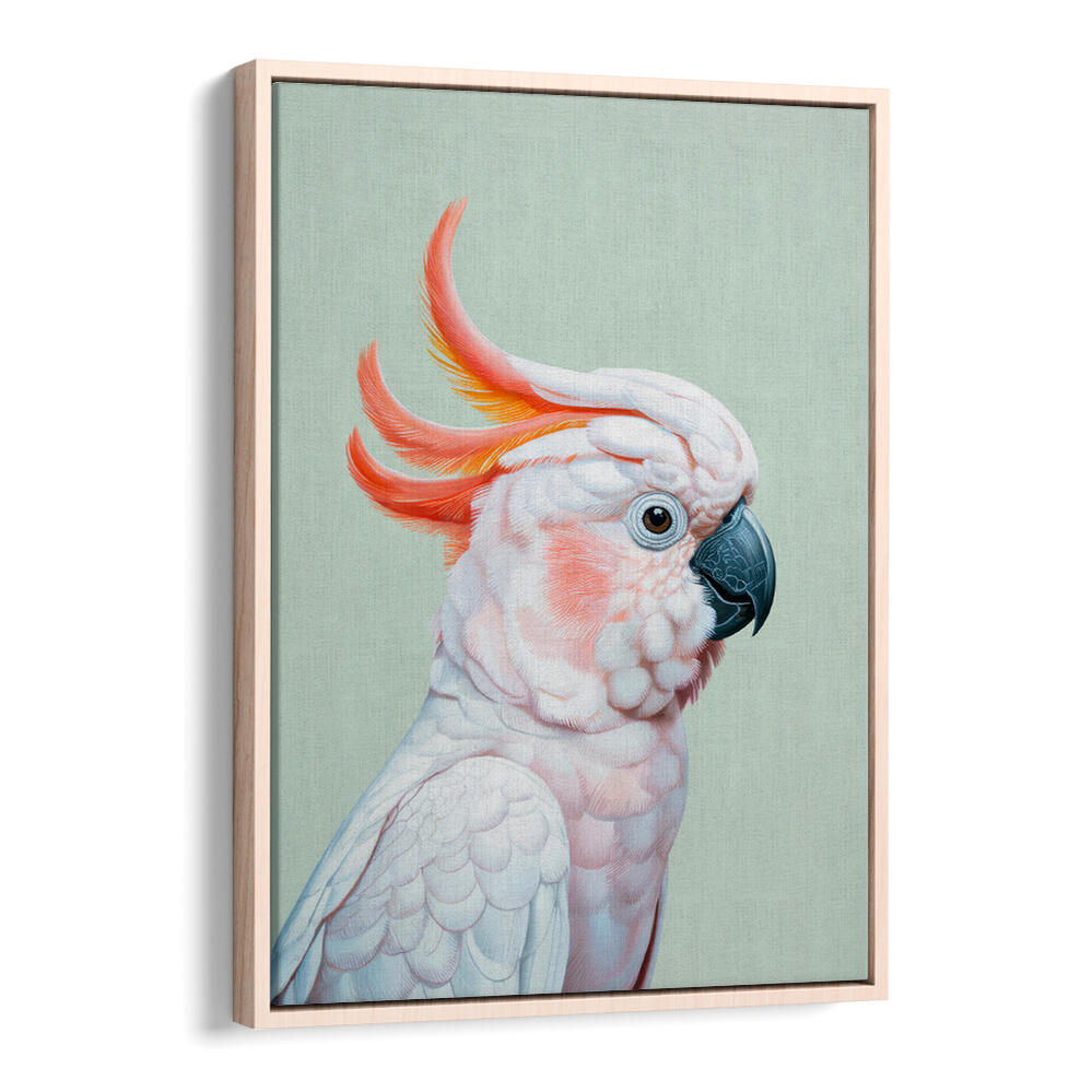 WHITE COCKATOO I , ANIMAL PAINTINGS