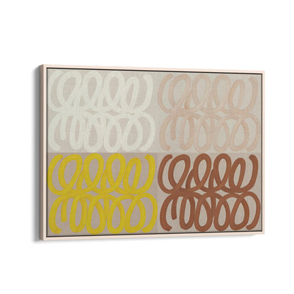 QUADRANTS OF LOOPS , ABSTRACT PAINTINGS