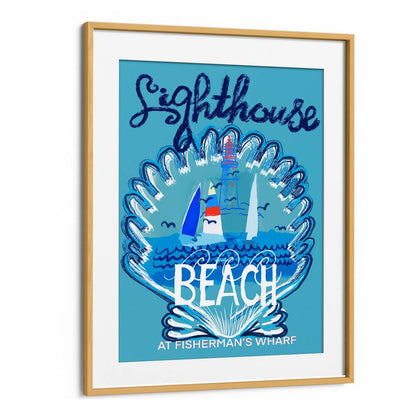 Bright and vibrant LIGHTHOUSE II, BEACH PAINTINGS showcasing coastal beauty, perfect for enhancing your home decor.