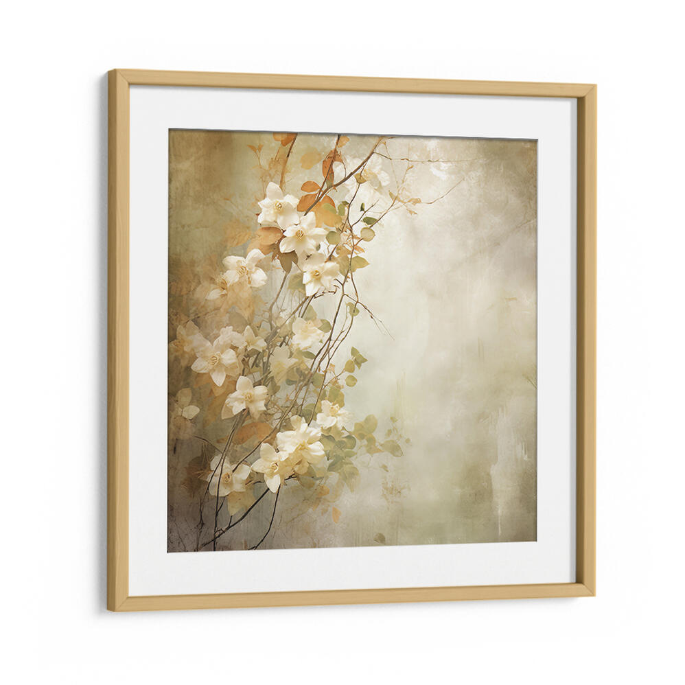 FA VINTAGE FLORAL V , FLORAL FLOWER PAINTINGS