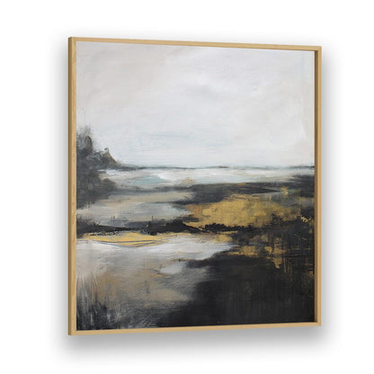 Abstract NATURE INSPIRED LANDSCAPE , LANDSCAPE PAINTINGS evoke calmness, perfect for enhancing home decor elegance.