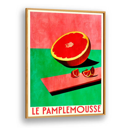 Vibrant LE PAMLEMOUSSE, KITCHEN POSTERS featuring a grapefruit design to enhance your culinary space.
