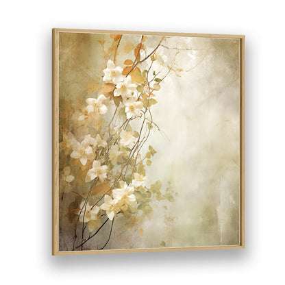 FA VINTAGE FLORAL V , FLORAL FLOWER PAINTINGS
