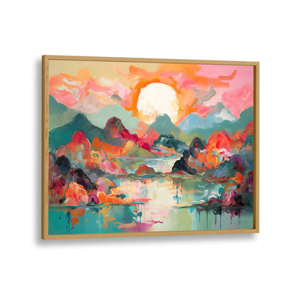 COLORFUL LANDSCAPE , LANDSCAPE PAINTINGS