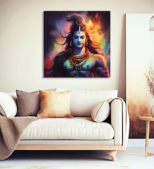 A Canvas Fit for a Yogi: Discover the Perfect Mahadev Canvas Painting for Your Meditation Space