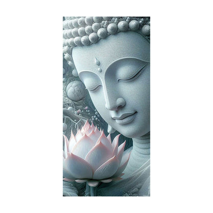 Tranquil Buddha with Lotus: A Symbol of Enlightenment and Purity