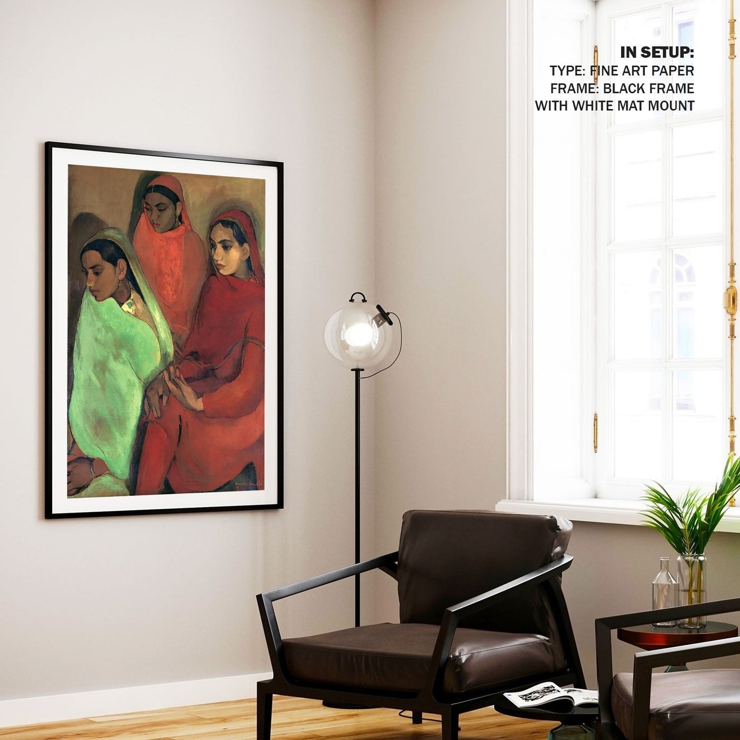 Group of Three Girls, Amrita Sher Gil Paintings