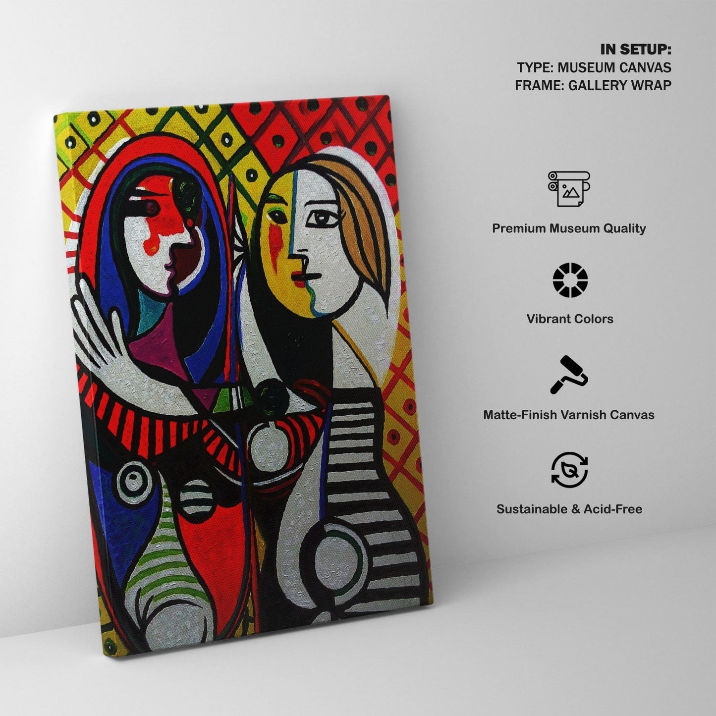 Femme et Homme, Pablo Picasso Painting