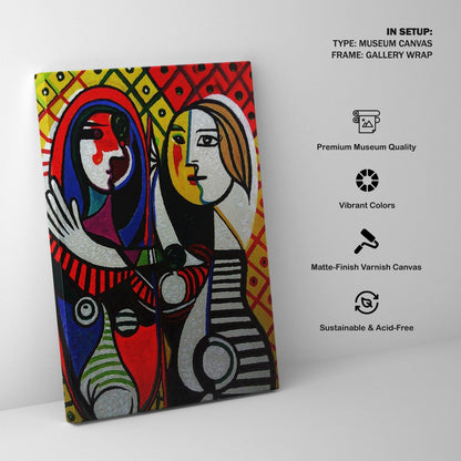 Femme et Homme, Pablo Picasso Painting