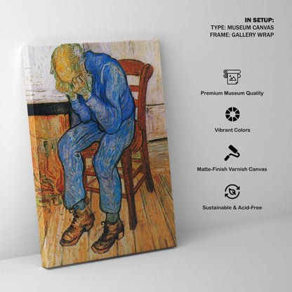 At Eternitys Gate, Vincent Van Gogh Painting