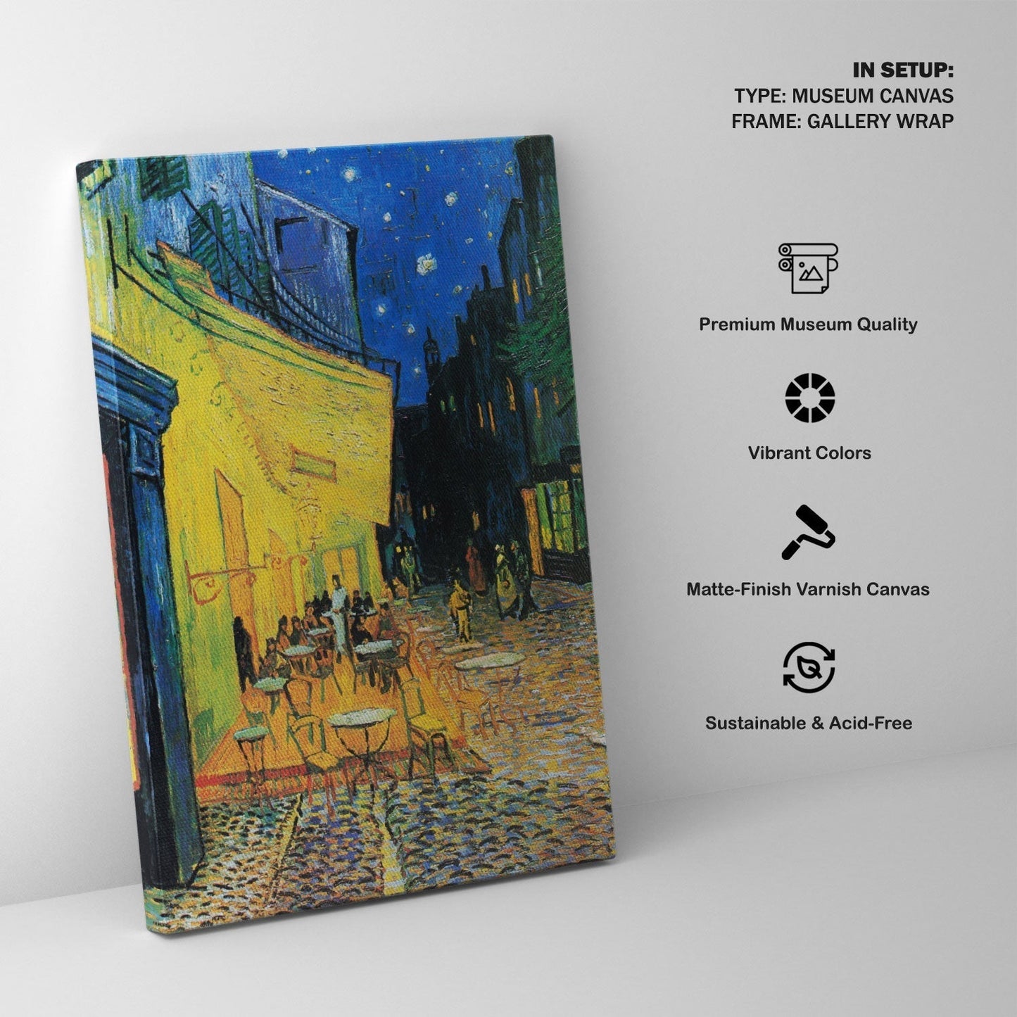 Cafe Terrace, Vincent Van Gogh Painting