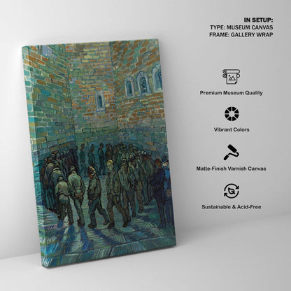 Prisoners Exercising, Vincent Van Gogh Painting