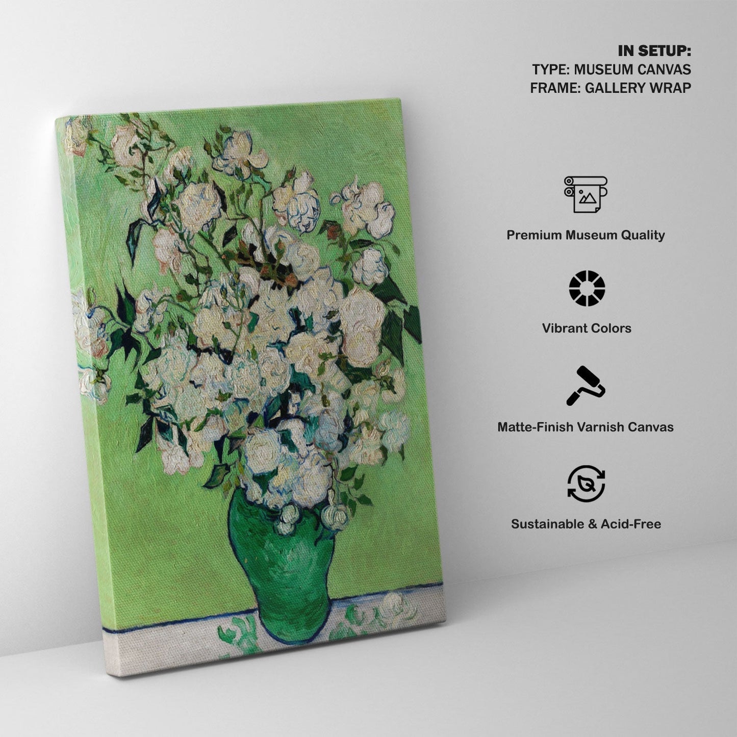 Roses 2, Vincent Van Gogh Painting