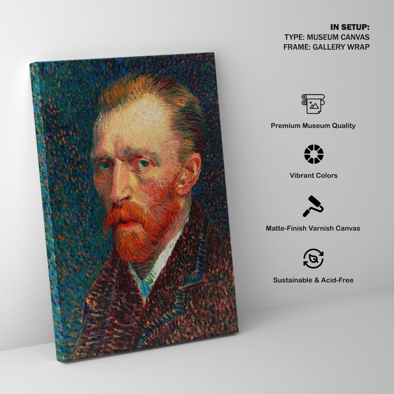 Self Portrait 2, Vincent Van Gogh Painting