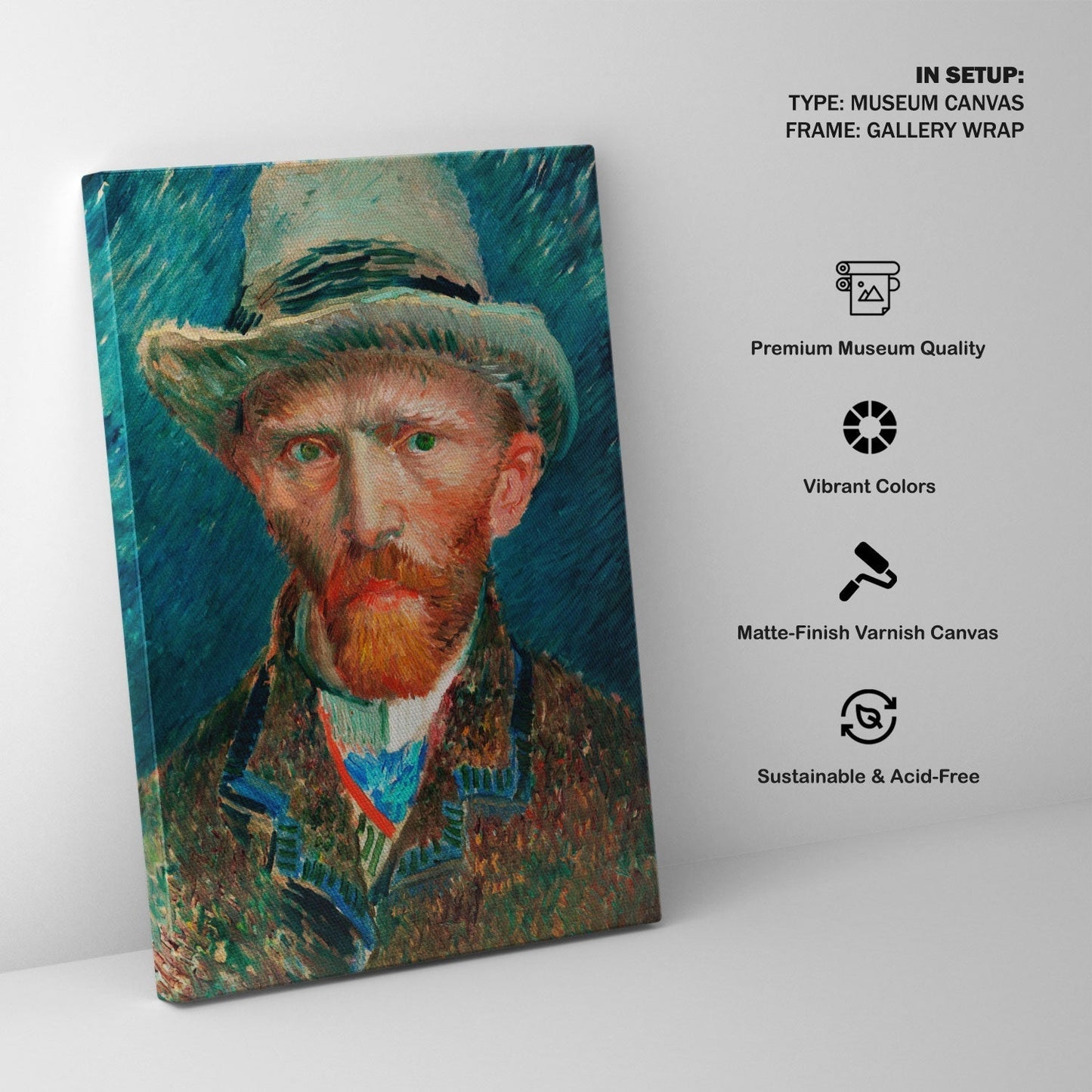 Self portrait 4, Vincent Van Gogh Painting