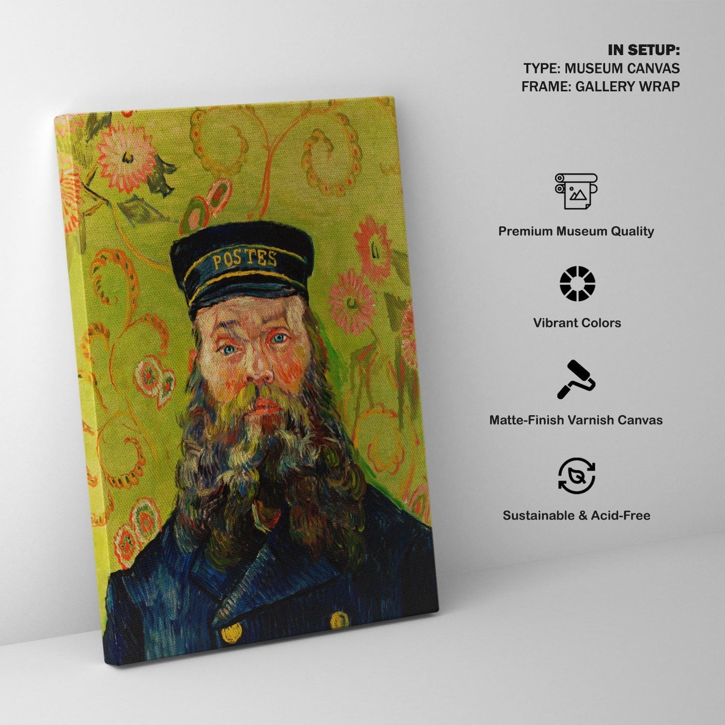 The Postman, Vincent Van Gogh Painting