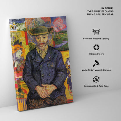 Van Gogh portrait of pere, Vincent Van Gogh Painting