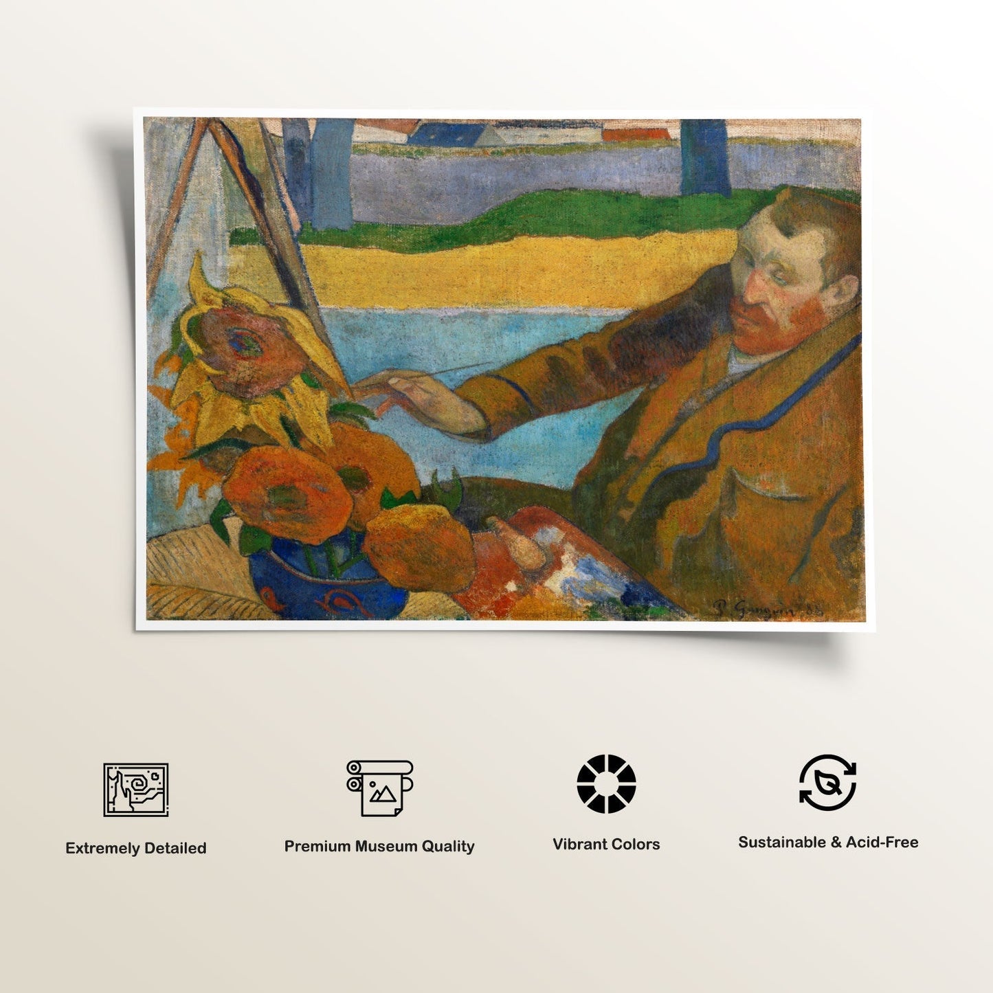 The Painter of Sunflowers Van Gogh, Paul Gauguin Painting