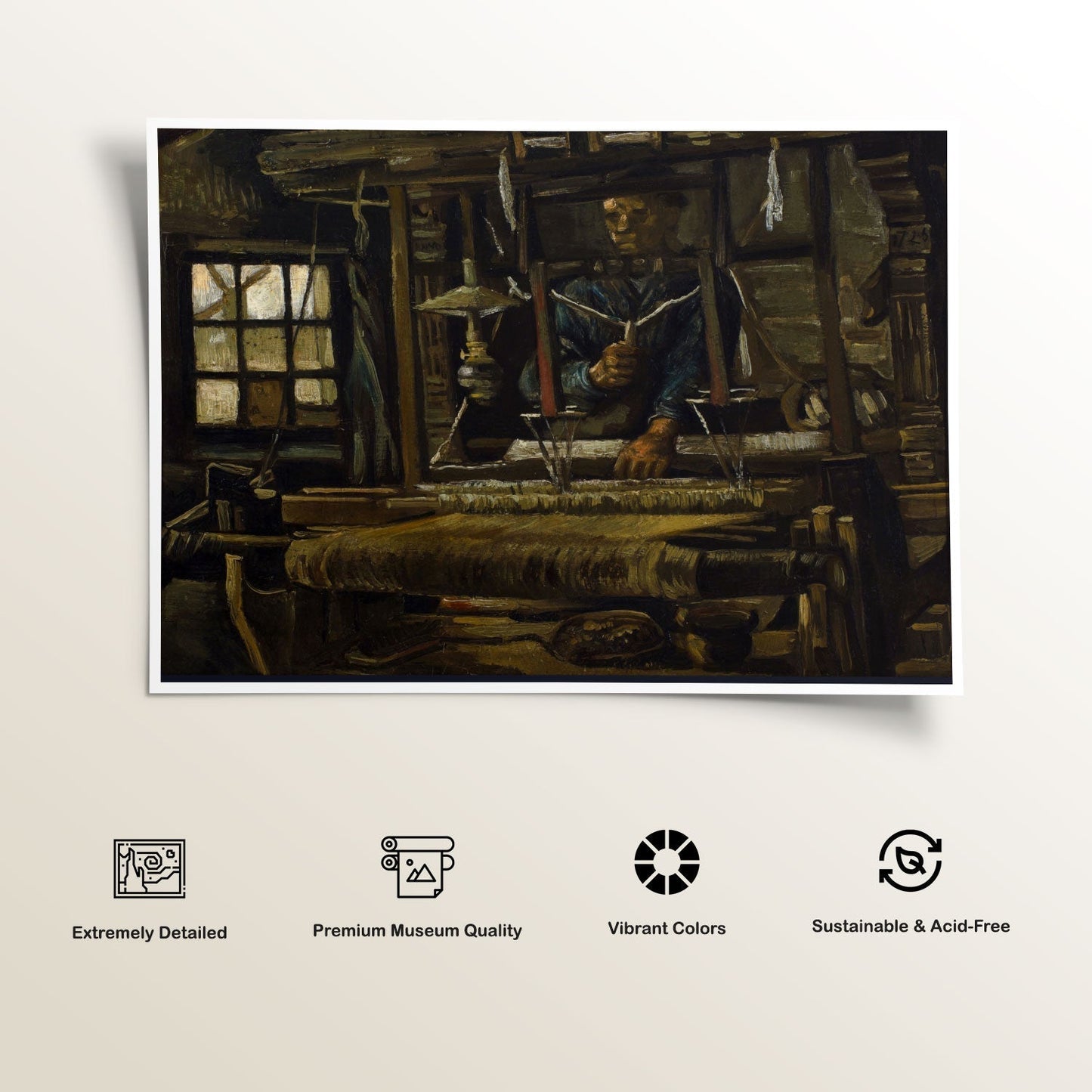 A Weavers Cottage, Van Gogh Painting