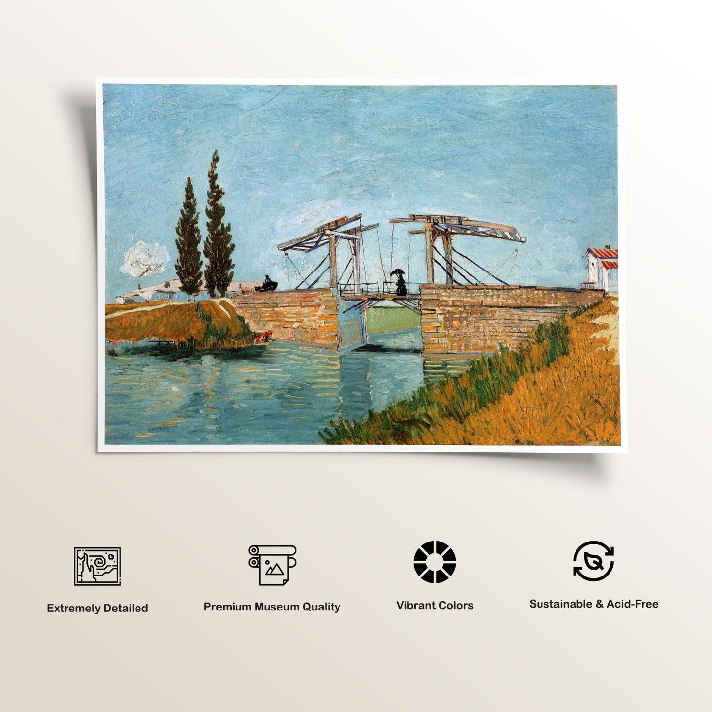 Langlois Bridge at Arles, Van Gogh Painting