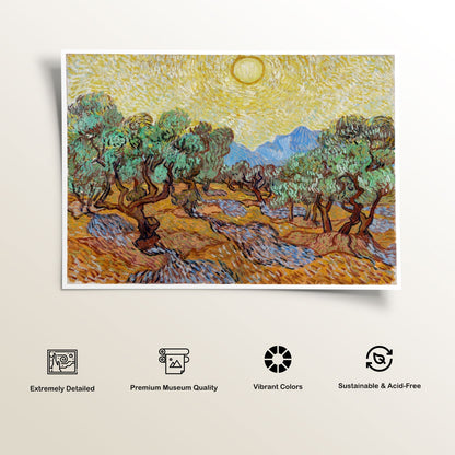 Olive Trees, Van Gogh Painting