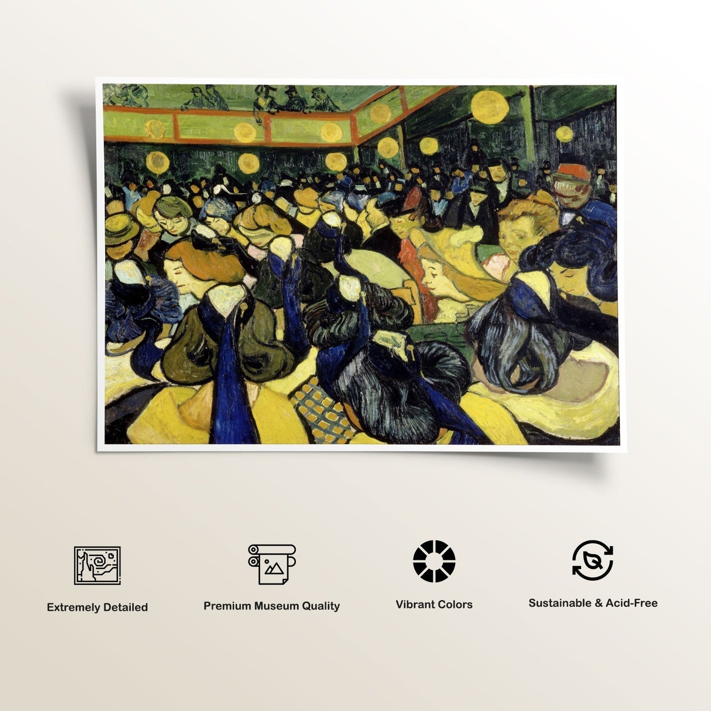 The Dance Hall In Arles, Van Gogh Painting