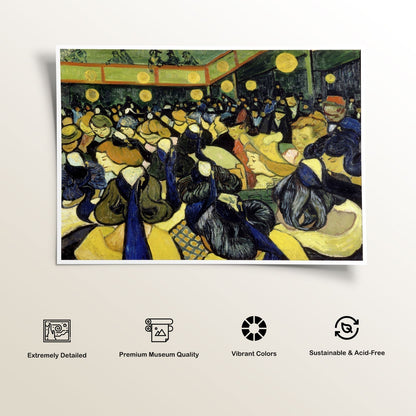 The Dance Hall In Arles, Van Gogh Painting