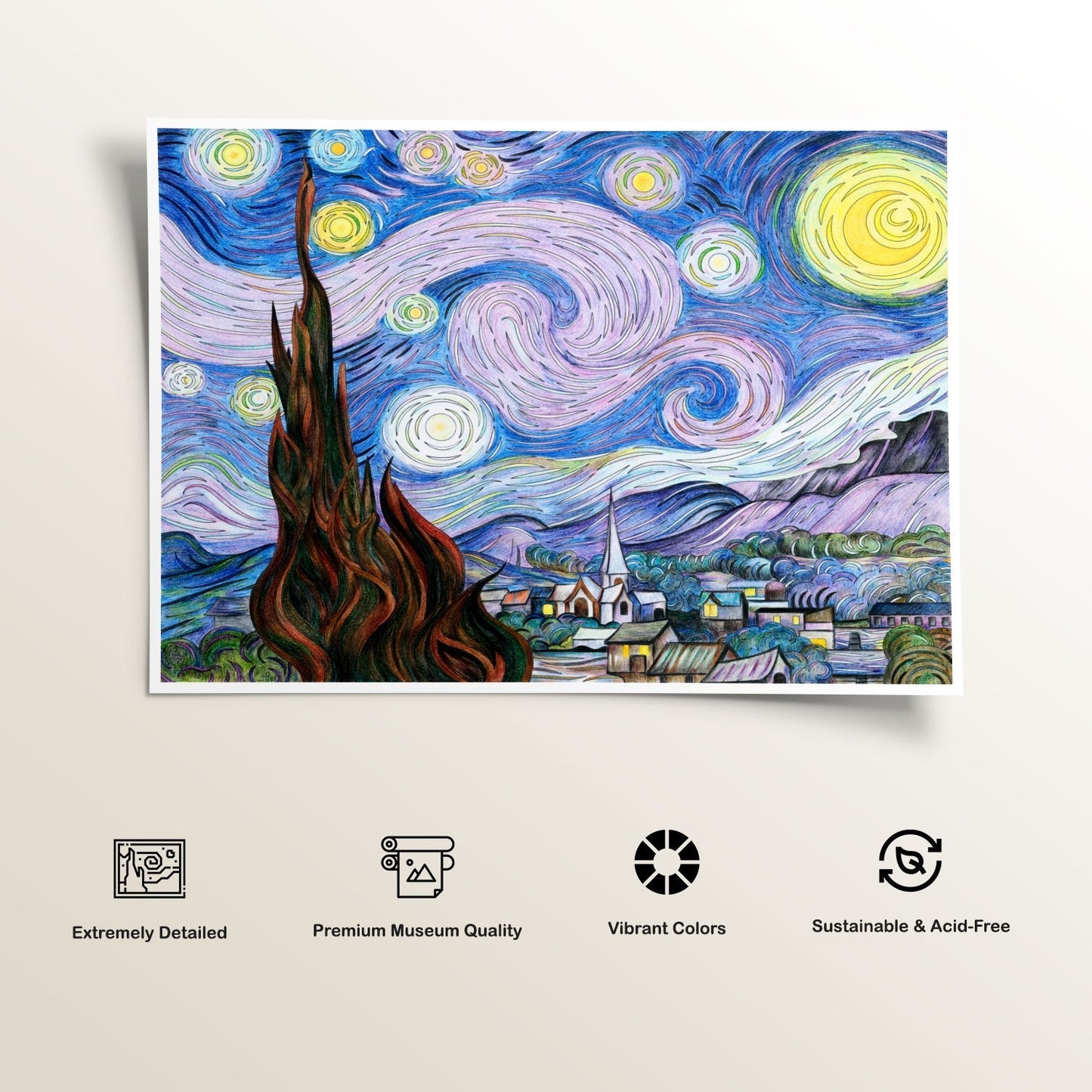 The Starry Night Remix, Van Gogh Painting