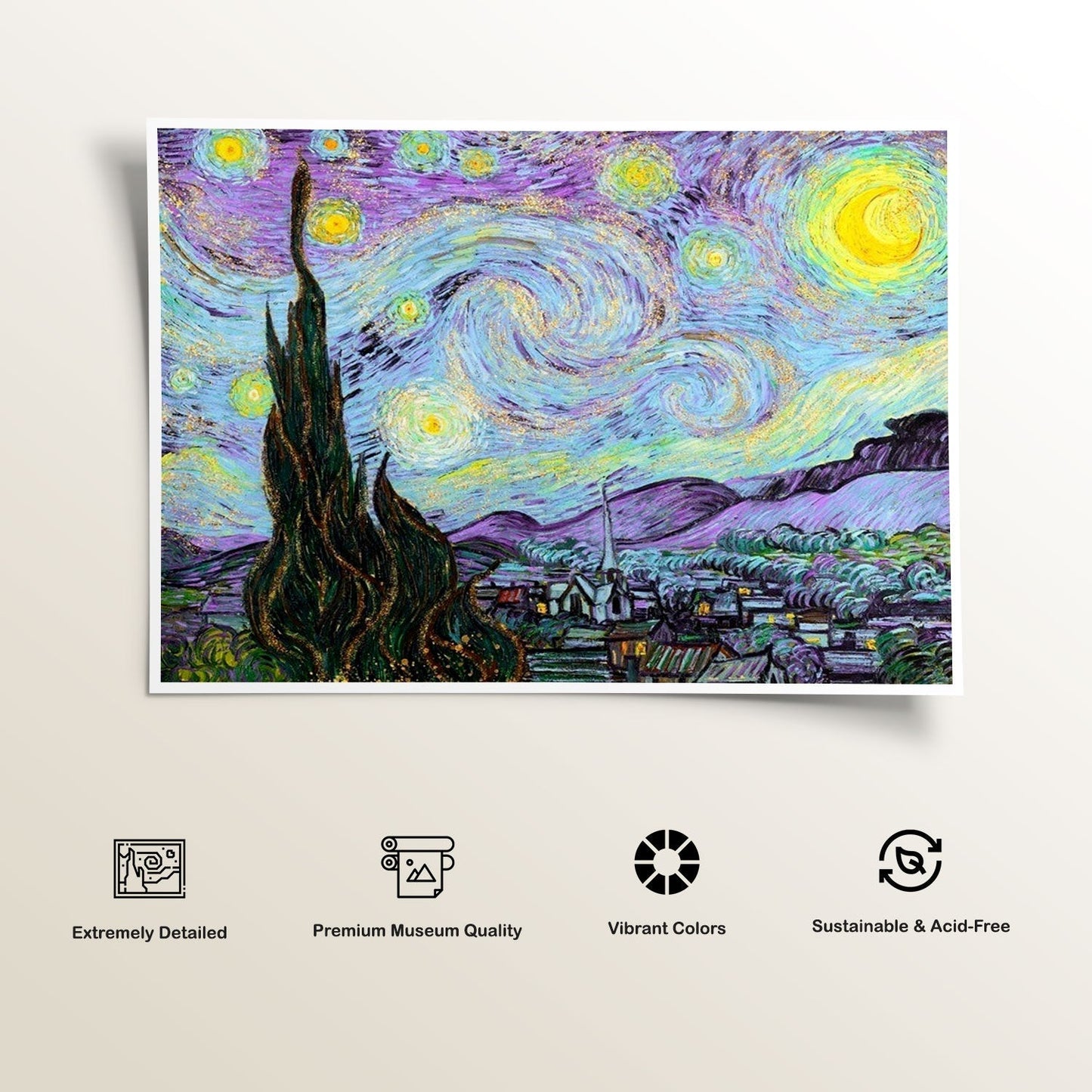 The Starry Night vintage Pop, Van Gogh Painting