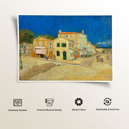 The yellow house, Van Gogh Painting