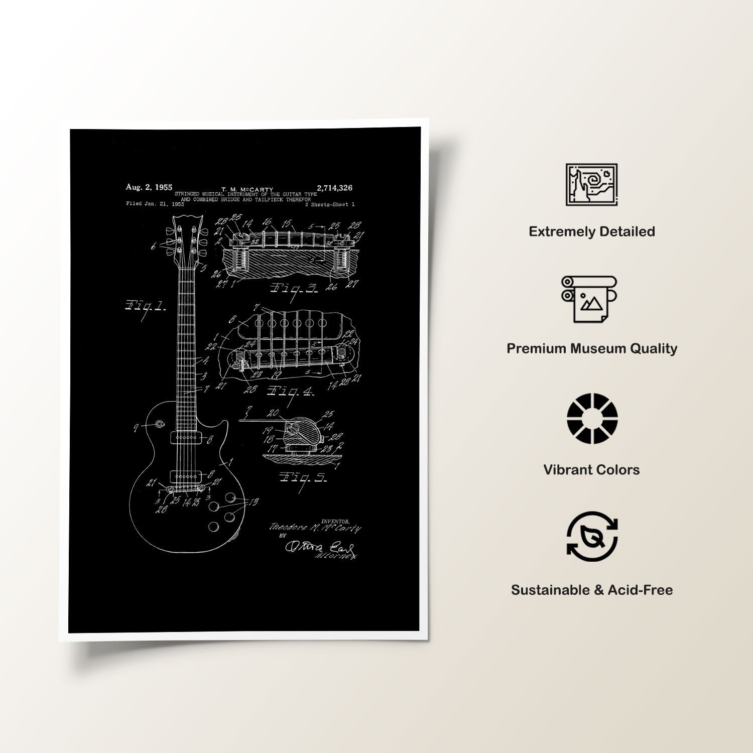 Mccarty patent, Blueprint Patent Art