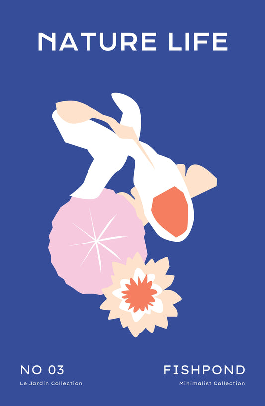 Azure Oasis Ocean Life Wall Poster