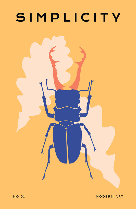 The Stag Beetle Wall Poster