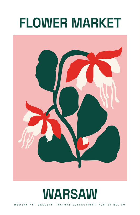 Blooms of Warsaw Wall Poster
