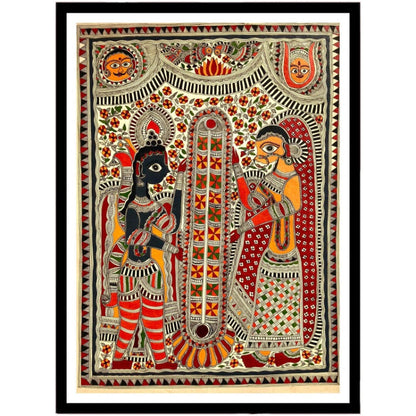 Rama Sita Madhubani Painting, Art