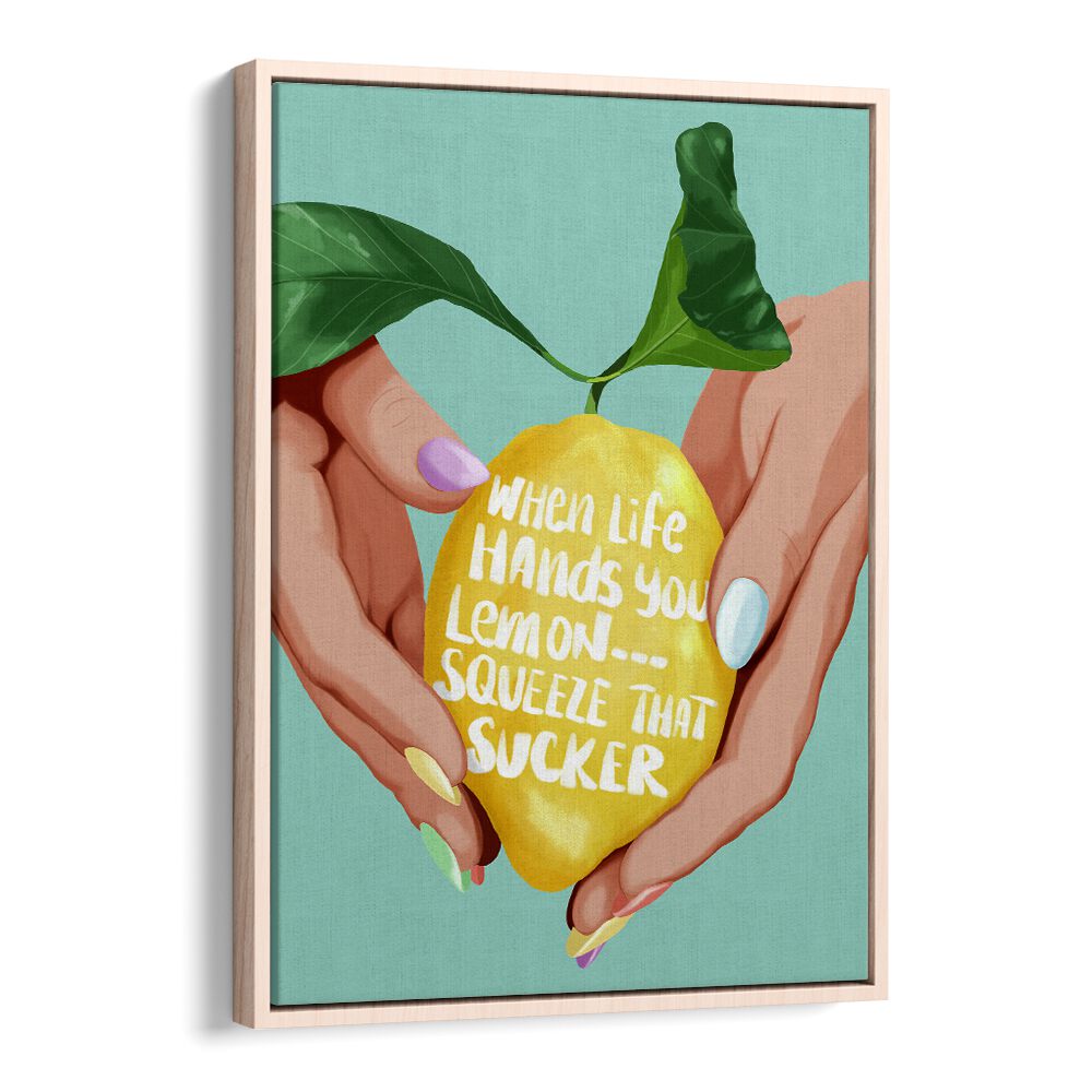 Brighten your kitchen with SQUEEZE THAT LEMON, KITCHEN POSTERS, perfect for inspiring creativity in cooking.