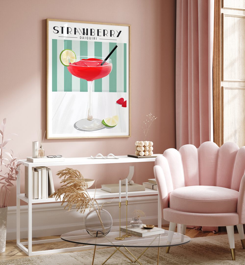 STRAWBERRY DAIQUIRI , BAR & CAFE ART