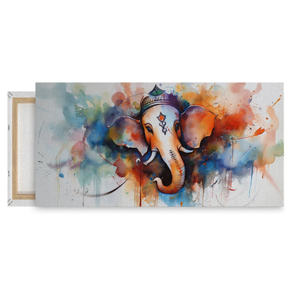 Ganpati eves  Canvas Wall Painting for Living Room, Bedroom, Office.