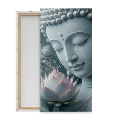 Tranquil Buddha with Lotus: A Symbol of Enlightenment and Purity