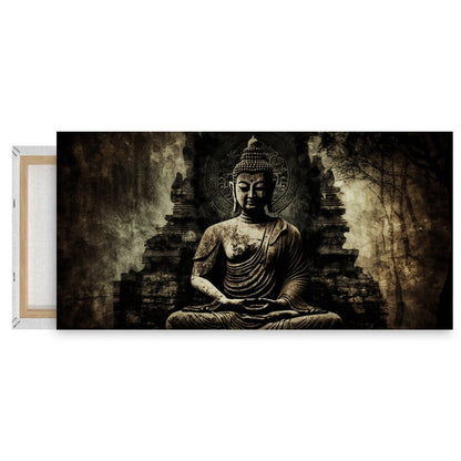 Buddha statue Canvas Wall Painting for Living Room, Bedroom, Office.